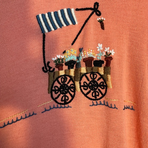 COPY - 🍄Cottagecore Embroidered Knit Top🍄 - Picture 2 of 4